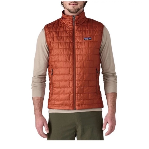 Patagonia Men's Medium Nano Puff Insulated Vest Burnished Red NWT Puffer - Picture 6 of 8